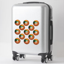 pojkflickor, grönt orange basketboll 13