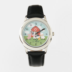 Pojkgård Djur Barngård Barn Armbandsur