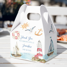 Pojkindusch för marint segeltema presentaskar