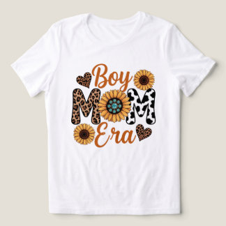 Pojkmamma Era Solros Leopardtryck Mors Dag T Shirt