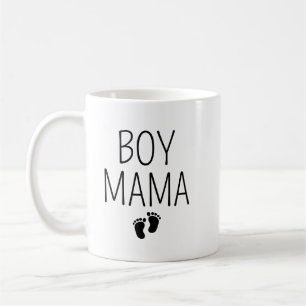 Pojkmamma-mugg med barns namn, anpassad mugg för m
