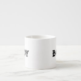 Pojknamn Stil Espresso text Specialmugg Espressomugg