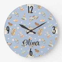 Pojkrums vattenfärg vintage leksaker 10,75 tum