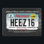 Pojks 16:e födelsedagsinbjudan till Arkansas-licen Inbjudningar<br><div class="desc">Tonåring pojkar är svåra att handla för, eller hur? Men en tonårspojk som vingar 16 och får sitt körkort är en milstolpe att fira! Det finns gott om "Sweet sixteen"-konstruktioner där ute, men inte så många utformningar som är inriktade på pojkarna. Den här designen summerar din födelsedagsfirande snabbt. Det är...</div>