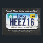 Pojks 16:e födelsedagsinbjudan till Iowa-licens Inbjudningar<br><div class="desc">Tonåring pojkar är svåra att handla för, eller hur? Men en tonårspojk som vingar 16 och får sitt körkort är en milstolpe att fira! Det finns gott om "Sweet sixteen"-konstruktioner där ute, men inte så många utformningar som är inriktade på pojkarna. Den här designen summerar din födelsedagsfirande snabbt. Det är...</div>