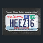 Pojks 16:e födelsedagsinbjudan till Washington-lic Inbjudningar<br><div class="desc">Tonåring pojkar är svåra att handla för, eller hur? Men en tonårspojk som vingar 16 och får sitt körkort är en milstolpe att fira! Det finns gott om "Sweet sixteen"-konstruktioner där ute, men inte så många utformningar som är inriktade på pojkarna. Den här designen summerar din födelsedagsfirande snabbt. Det är...</div>