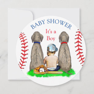 Pojks baskeball ThMelige Baby Shower Inbjudningar