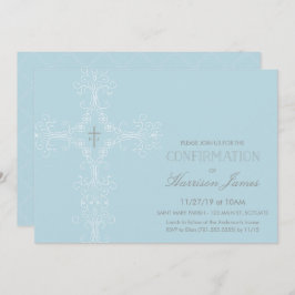 Pojks bekräftelseinbjudan till Kor, Initialer Inbjudningar