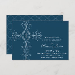 Pojks bekräftelseinbjudan till Kor, Initialer Inbjudningar