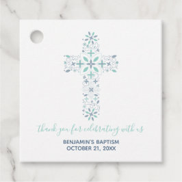 Pojks Christening, Baptism Tack Religiösa Gåvor Etiketter