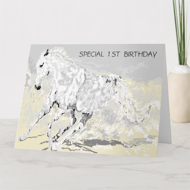 Pojks första födelsedagshälsningskort kort (Framsida)