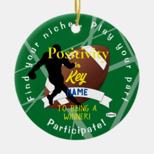 Pojks fotbollsteme Ornament Grönt HAMbyWG