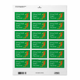 Pojks gecko lizard reptile namn bok adressetikett