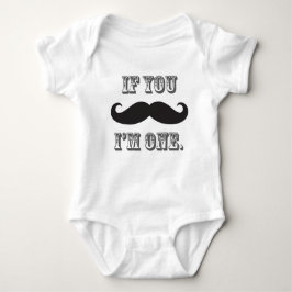 Pojks Mustache Little Man First Birthday Tee