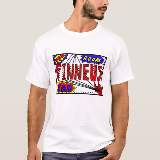 Pojks Namn Finneus Spindelnät Toppens T Shirt (Framsida)