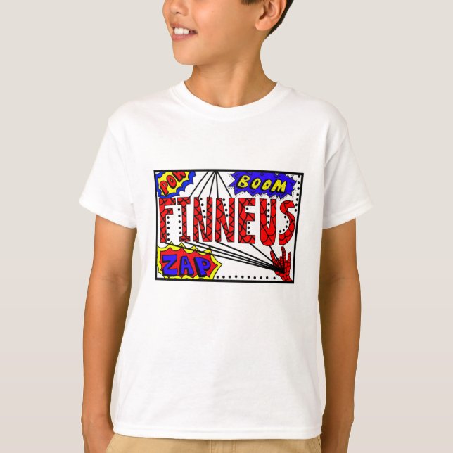 Pojks Namn Finneus Spindelnät Toppens T Shirt (Framsida)