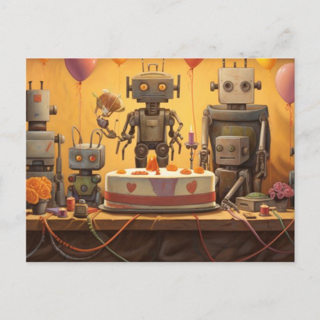 Pojks Roligt Födelsedagsfest inbjudan #13 (Framsida)