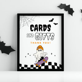 Pojks taloky Halloween Födelsedagskort & Gift-teck Poster