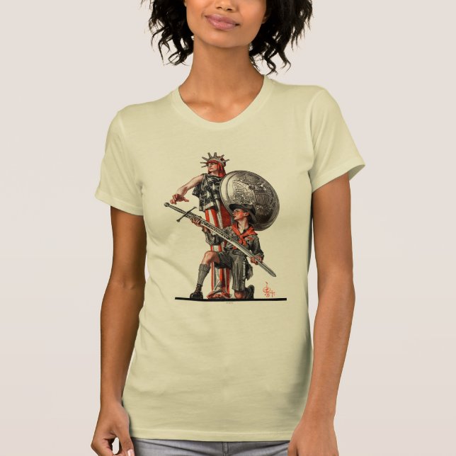 Pojkscout och frihet tee shirt (Framsida)