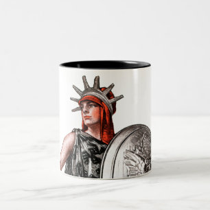 Pojkscout och frihet Två-Tonad mugg