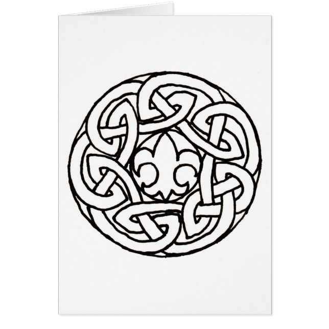 Pojkscoutfnurrakort Hälsningskort (Framsidan)