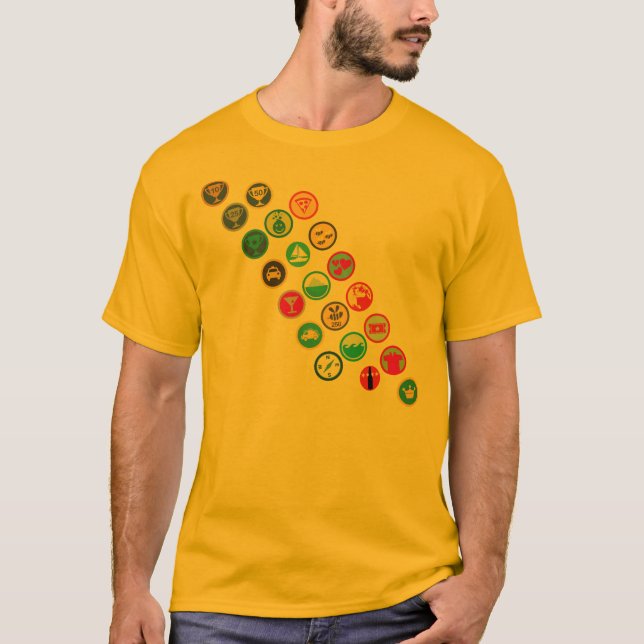 Pojkscoutfönsterram T-shirt (Framsida)