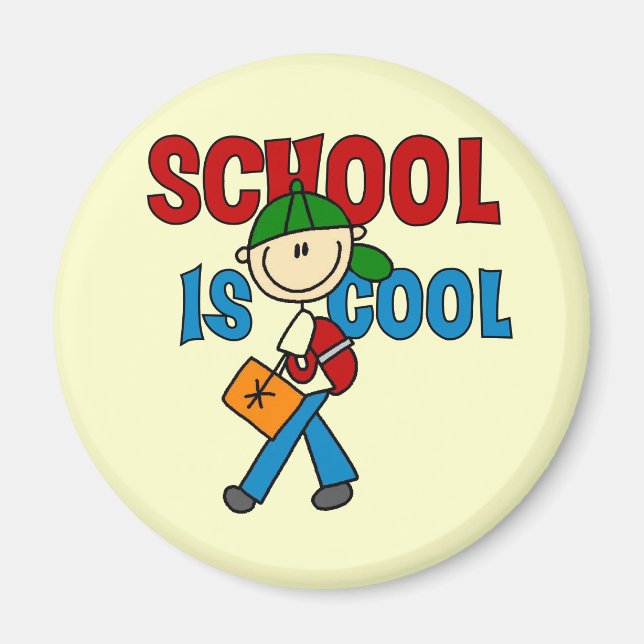 Pojkskola är coolt magnet (Framsidan)