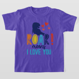 Pojktröja ROAR med kärlek – Dino Kids Tee