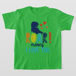Pojktröja ROAR med kärlek – Dino Kids Tee