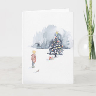 Pojkupptäckter av Träd-anteckningskort Kort