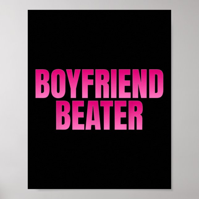 Pojkvän Beater  Poster (Framsidan)