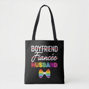  Pojkvän Fästman Make HBTQ Äktenskap Brudgum Tygkasse