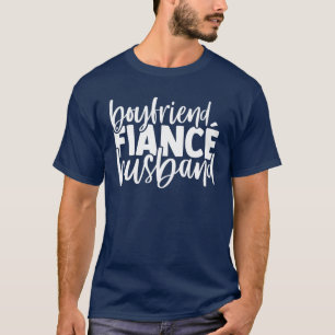  Pojkvän Fästman Make Matchande Söt Bröllop Eng T Shirt