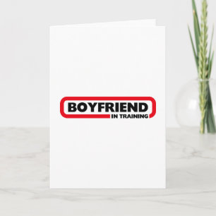 Pojkvän i utbildning - valentingåva helgkort