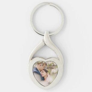 pojkvän-nyckelkedjor, gåva till Boykompis Twisted Heart Silverfärgad Nyckelring