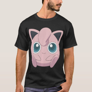 Pok ©mon Jigglypuff Cute Big Ansikte Långärmad T-S T Shirt