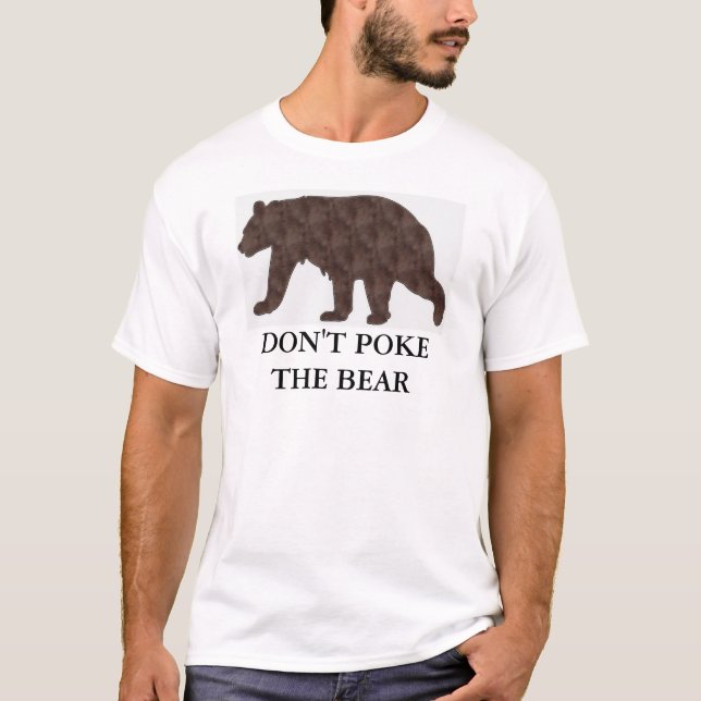 Poka inte björnen t shirt (Framsida)