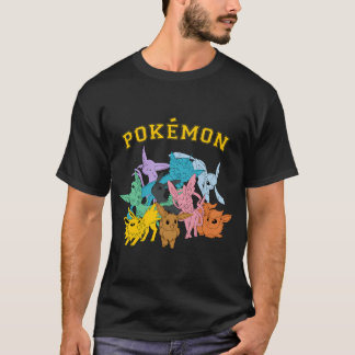 Pokã ©Mon Shot Eeveelutions Collage T Shirt