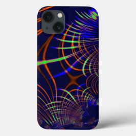 Pokalerad kurvor från korall till kalkgrön och blå