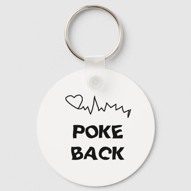 POKE BACK KEYCHAIN NYCKELRING (Framsida)