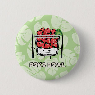 Poke bowl Hawaii raw fish sallad chopsticks aku Knapp