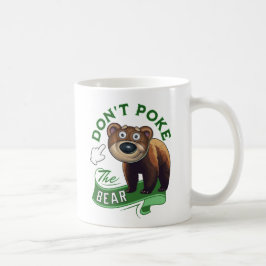 Poke inte björnen kaffemugg
