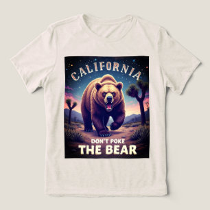 Poke inte the Bear California Flagga Graphic Tee