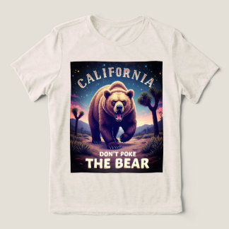 Poke inte the Bear California Flagga Graphic Tee