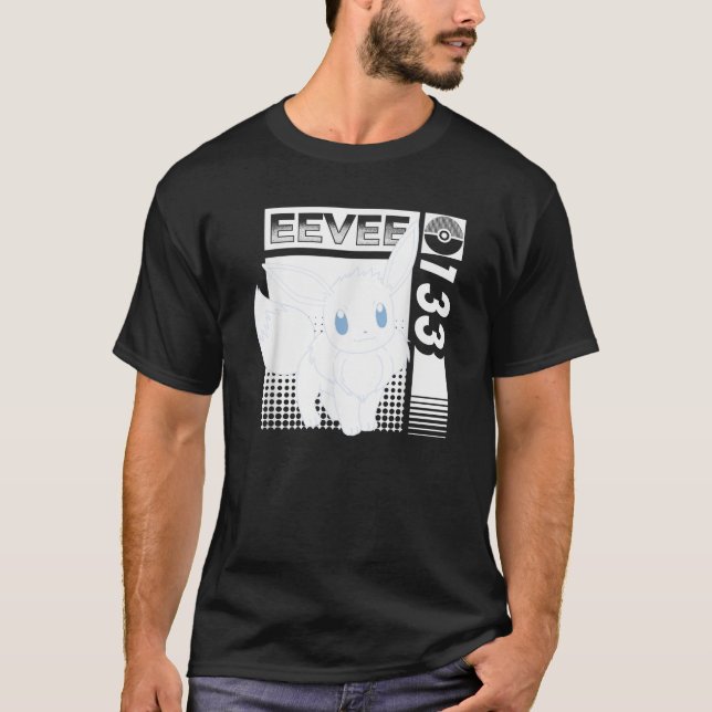 Pokémon Eevee 133 T Shirt (Framsida)