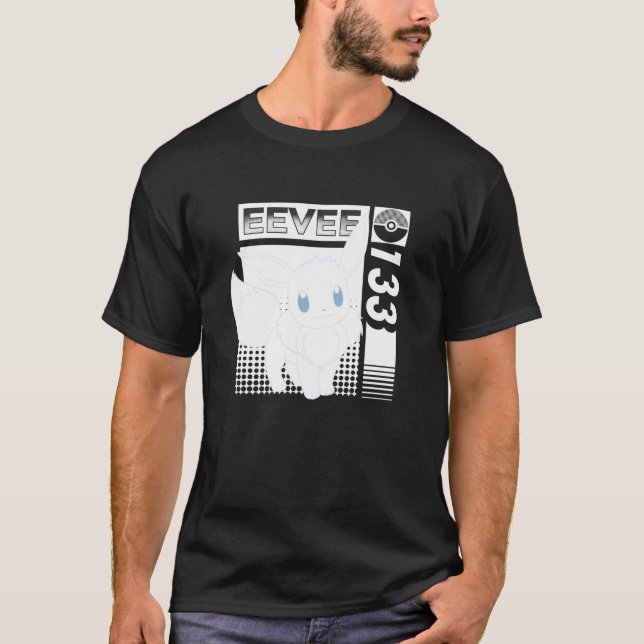 Pokémon Eevee 133 T Shirt (Framsida)