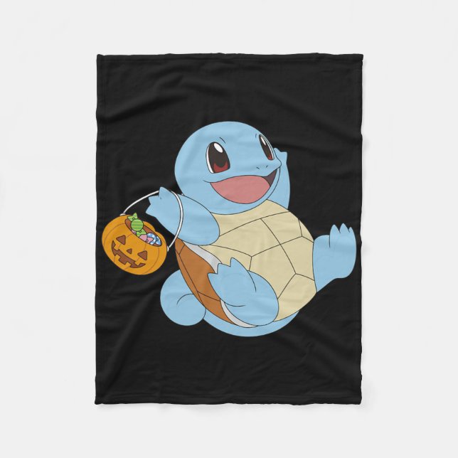 Pokémon Halloween-ekorteln med Bus eller godis Fleecefilt (Framsidan)