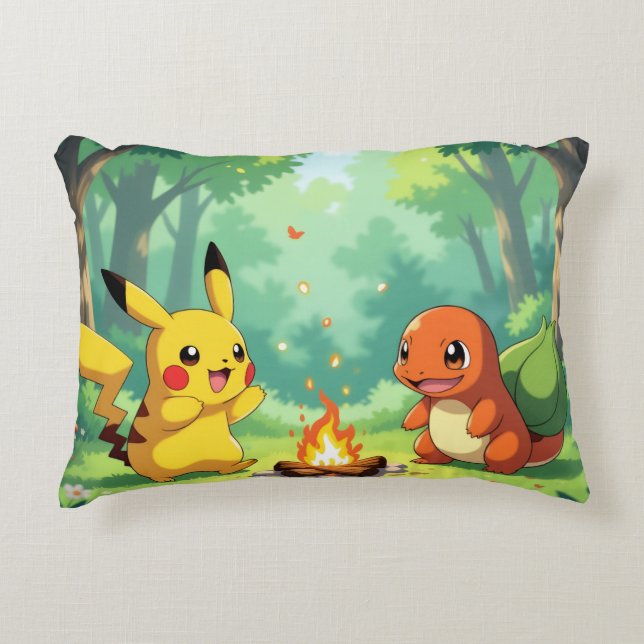 Pokémon und seine Treue Freunde Prydnadskudde (Framsidan)