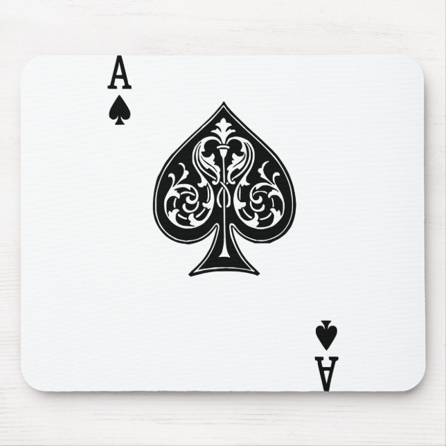 Poker Ace-kort Musmatta (Framsidan)
