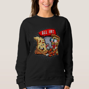 Poker all in Pepperoni Pizza Poker Chip T Shirt